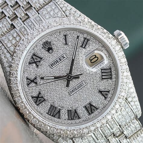 rolex datejust 41mm full diamond|rolex datejust 41 price.